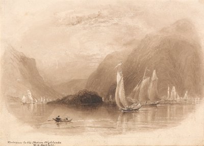 Sisäänkäynti Hudson Highlandsiin tekijältä William Henry Bartlett