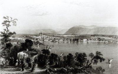 Geneve Colignysta, kaiverrus Robert Wallis tekijältä William Henry Bartlett