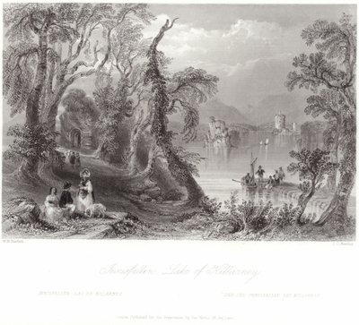 Innisfallen, Killarneyn järvi tekijältä William Henry Bartlett
