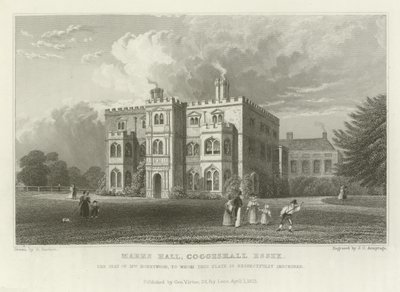 Marks Hall, Coggeshall, Essex, rouva Honeywoodin paikka tekijältä William Henry Bartlett