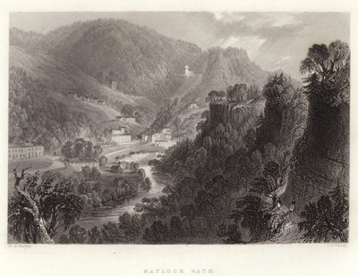 Matlock Bath tekijältä William Henry Bartlett