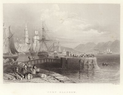 Port Glasgow tekijältä William Henry Bartlett