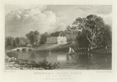 Rivenhall Place, Essex, pastori J Westernin kotipaikka tekijältä William Henry Bartlett