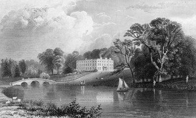 Rivenhall Place, Essex, kaiverrettu John Carr Armytagen toimesta, 1831. tekijältä William Henry Bartlett