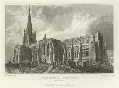 Thaxted Church, Essex tekijältä William Henry Bartlett