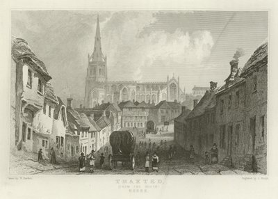 Thaxted, etelästä, Essexistä tekijältä William Henry Bartlett