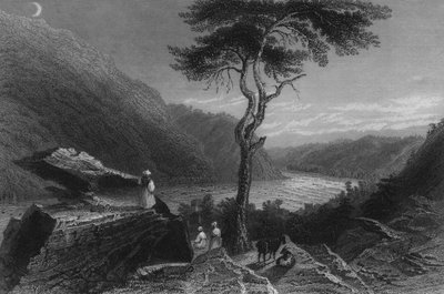 The Valley of the Shenandoah, Jefferson Rockista, 1838 tekijältä William Henry Bartlett