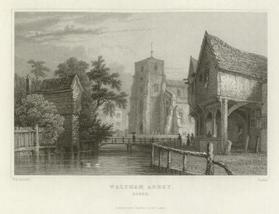 Waltham Abbey, Essex tekijältä William Henry Bartlett