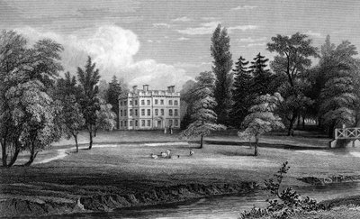 Writtle Lodge, Essex, kaiverrus William Tombleson, 1832 tekijältä William Henry Bartlett