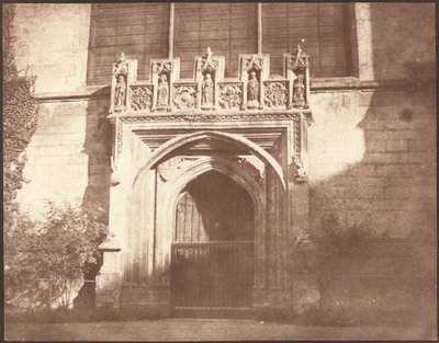 Muinainen ovi Magdalen Collegessa, Oxfordissa tekijältä William Henry Fox Talbot