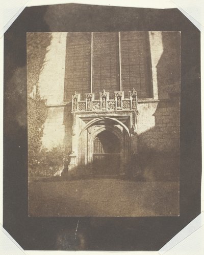 Muinainen ovi, Magdalen College, Oxford tekijältä William Henry Fox Talbot