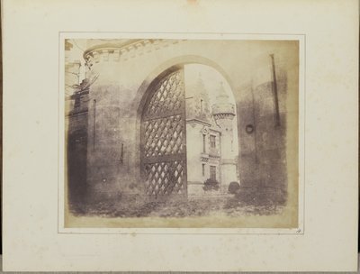 Abbotsfordin sisäänkäyntiportti tekijältä William Henry Fox Talbot