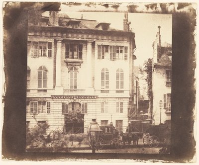 Pariisilaiset rivitalot Pariisissa tekijältä William Henry Fox Talbot