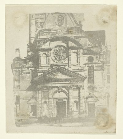St. Etienne du Mont, Julkisivu tekijältä William Henry Fox Talbot
