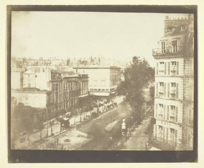 Näkymä Pariisin bulevardeille tekijältä William Henry Fox Talbot
