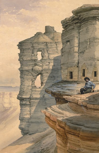 Kalliotaloja Rio Mancosin varrella, Colorado tekijältä William Henry Holmes