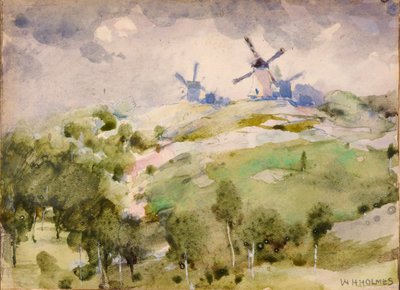 Tuulimyllyt, n.d. tekijältä William Henry Holmes