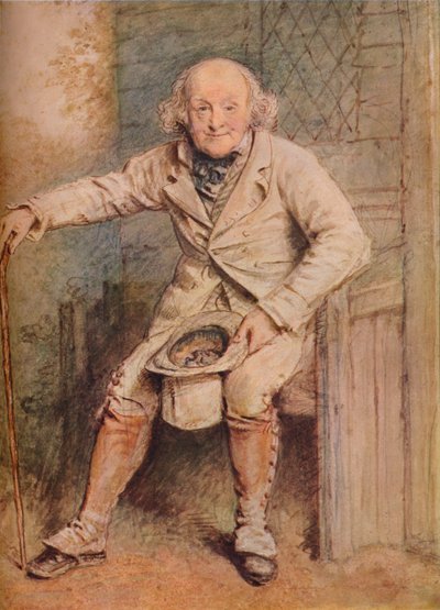 Taiteilijan muotokuva, 1800-luku tekijältä William Henry Hunt
