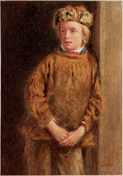 Fisherboy (bc ja wc kudospaperilla) tekijältä William Henry Hunt