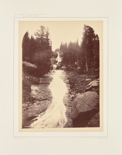 Vesiputous Mount Blackmorella tekijältä William Henry Jackson