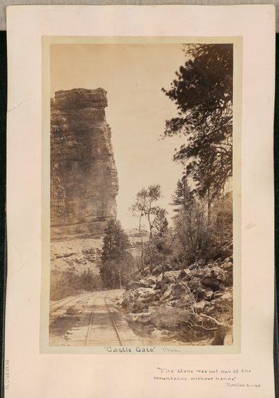 "Castle Gate", Utah tekijältä William Henry Jackson