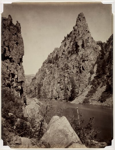 Currecanti Needle, Black Cañon of the Gunnison, ennen vuotta 1880. tekijältä William Henry Jackson