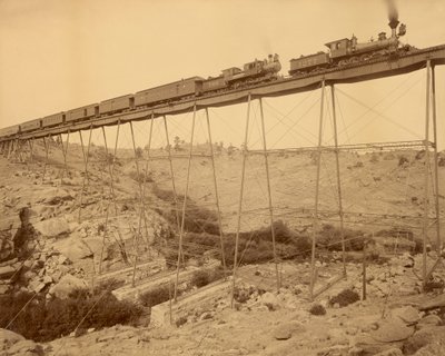 Jacksonin kirjoittama Dale Creek Bridge, Wyoming tekijältä William Henry Jackson