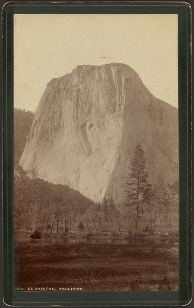 El Capitan, Yosemite tekijältä William Henry Jackson