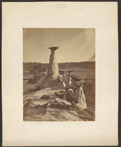 Syöpyneitä hiekkakiviä, Monument Park, Colorado tekijältä William Henry Jackson