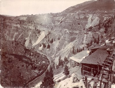 Gilman and Eagle River Canyon, n. 1880-1890 tekijältä William Henry Jackson
