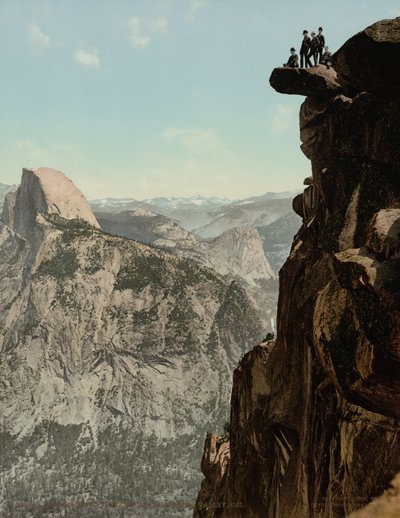 Glacier Point ja South Dome, Yosemite Valley, Kalifornia,julkaistu 1898 (kuva) tekijältä William Henry Jackson