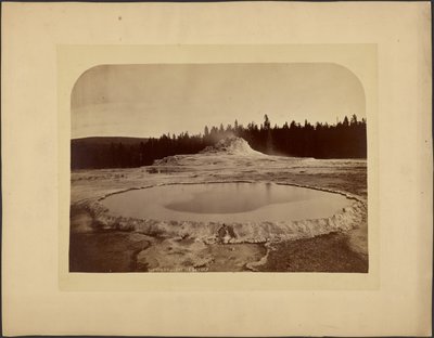 Kuumat lähteet ja Castle-geysir tekijältä William Henry Jackson