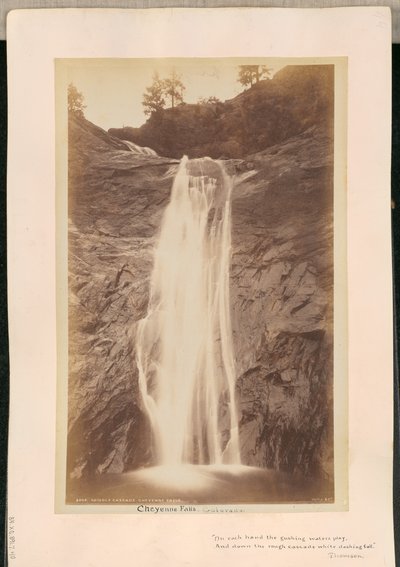Middle Cascade. Cheyenne Falls tekijältä William Henry Jackson