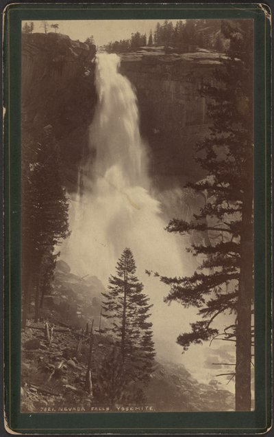 Nevada Falls, Nevada tekijältä William Henry Jackson