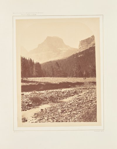 Palace Butte lähellä Mount Blackmorea tekijältä William Henry Jackson