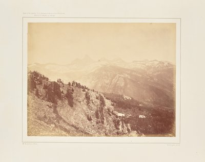 Panoraamanäkymä Téton Rangeen tekijältä William Henry Jackson