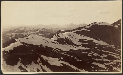 Saguachevuoristo Mount Ouraylta nähtynä tekijältä William Henry Jackson