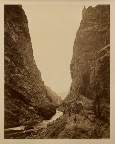 The Royal Gorge, Grand Canyon of the Arkansas Finnish tekijältä William Henry Jackson