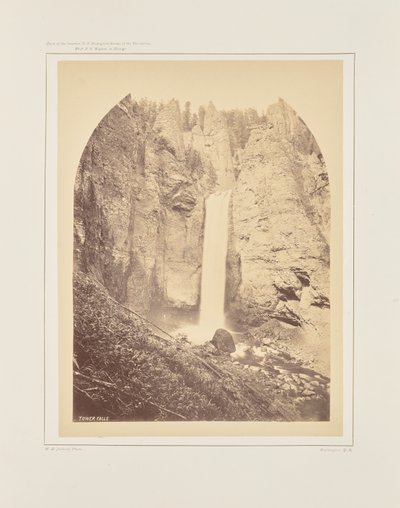 Tower Falls tekijältä William Henry Jackson