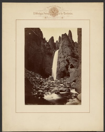 Tower Falls, 115 jalkaa tekijältä William Henry Jackson