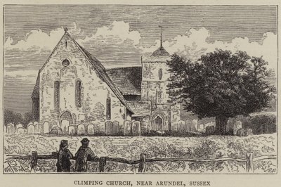 Climping Church, lähellä Arundelia, Sussexissa tekijältä William Henry James Boot