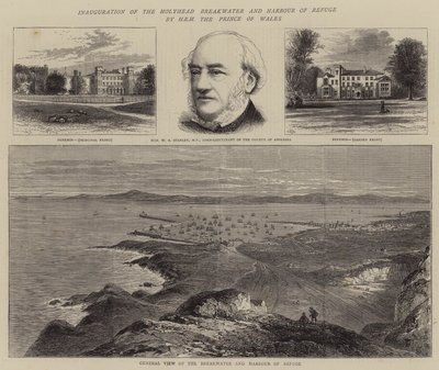 Walesin prinssi HRH vihki käyttöön Holyheadin aallonmurtajan ja turvasataman tekijältä William Henry James Boot