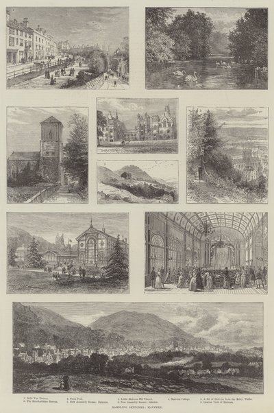 Rambling Sketches, Malvern tekijältä William Henry James Boot