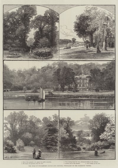 The Duke of Buccleuch House and Grounds, osti Richmond Vestry tekijältä William Henry James Boot