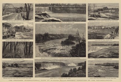 Niagaran putouksille ehdotettu kansainvälinen puisto, naapuruston nykytila tekijältä William Henry James Boot