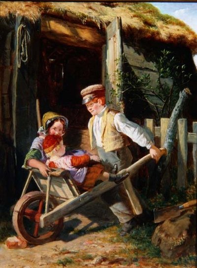 Kottikärryt (paneeli) tekijältä William Henry Knight