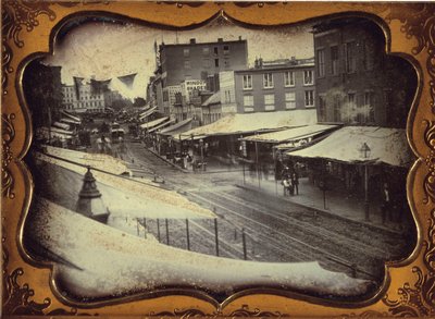 Chatham Square, New York, n. 1853 tekijältä William Henry Lewis