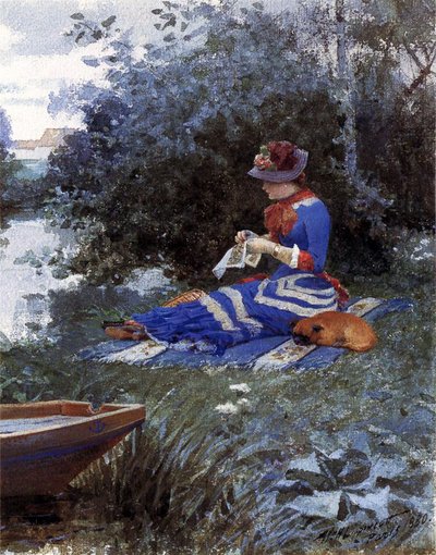 Hiljainen iltapäivä, 1880 tekijältä William Henry Lippincott