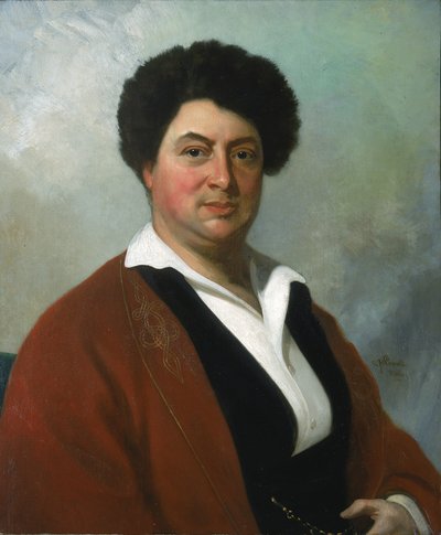 Alexandre Dumasin muotokuva, 1855. tekijältä William Henry Powell