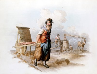 Brickfield, 1808 tekijältä William Henry Pyne